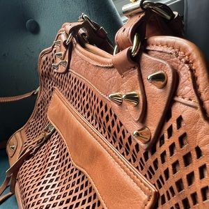 AUTHENTIC good condition Rebecca Minkoff handbag. Beautiful Caramel Color.